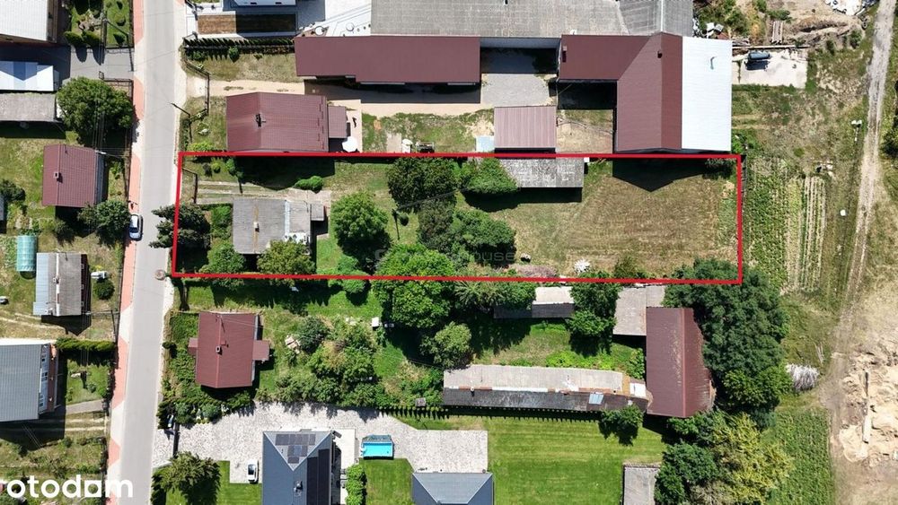 Dom na działce 2300m² -  Kowiesy gm. Bielany