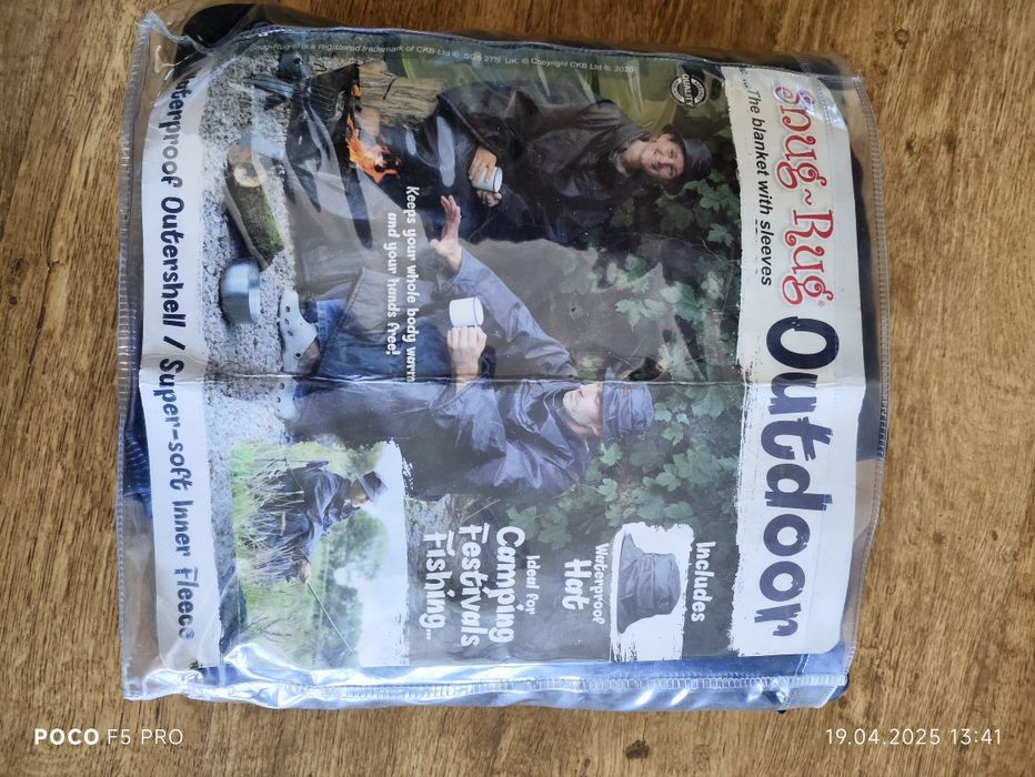 Snug-Rug - Дощовик/ковдра з рукавами на флісі