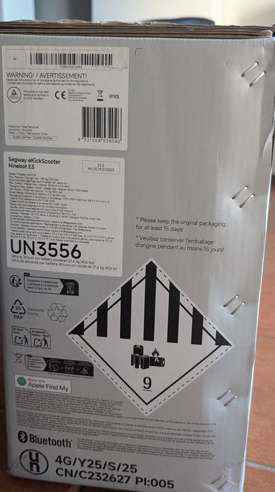 Trotinete electrica Segway E3 NOVA