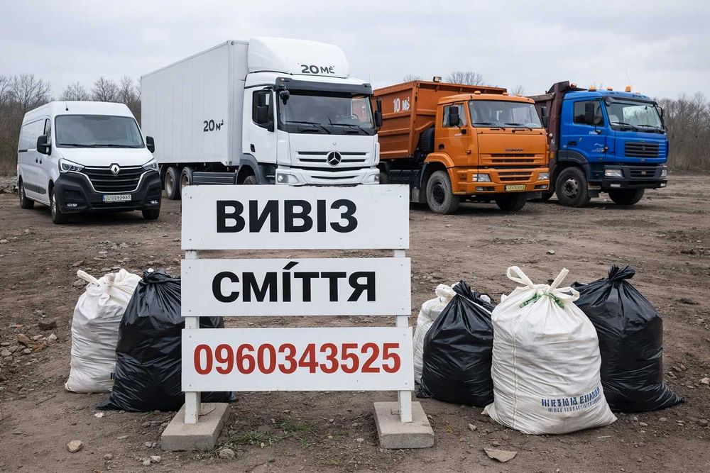 Вивіз сміття Київ дешево. Дзвоніть або пишіть. Меблі мотлох мішки трава гілля земля. Вывоз мусора Киев дёшево, грузчики, квартира/дача/слад/подвал