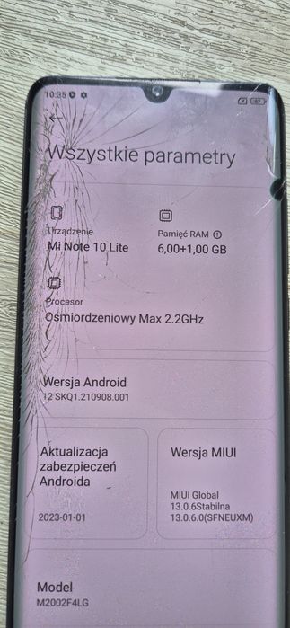 Xiaomi Mi Note 10 lite. Na części.