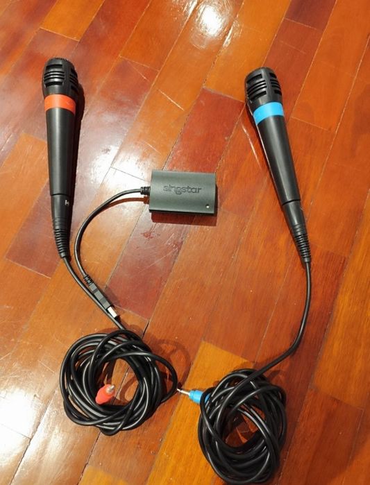 Microfones Singstar PlayStation