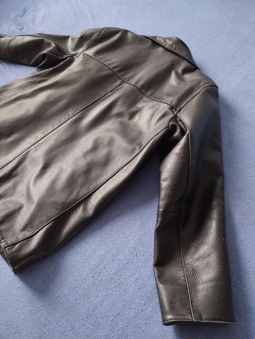 Kurtka skórzana czarna L