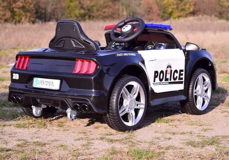 BAWIBUS.PL Autko auto na akumulator POLICJA MUSTANG dla dzieci RC