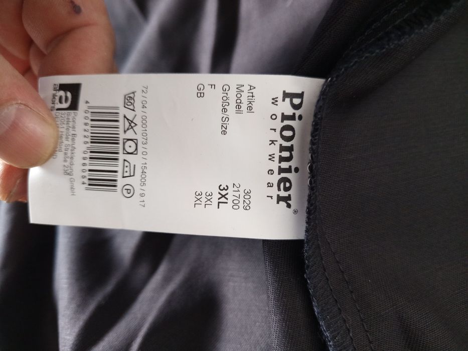 #818 Nowa kurtka bluza męska robocza Pionier