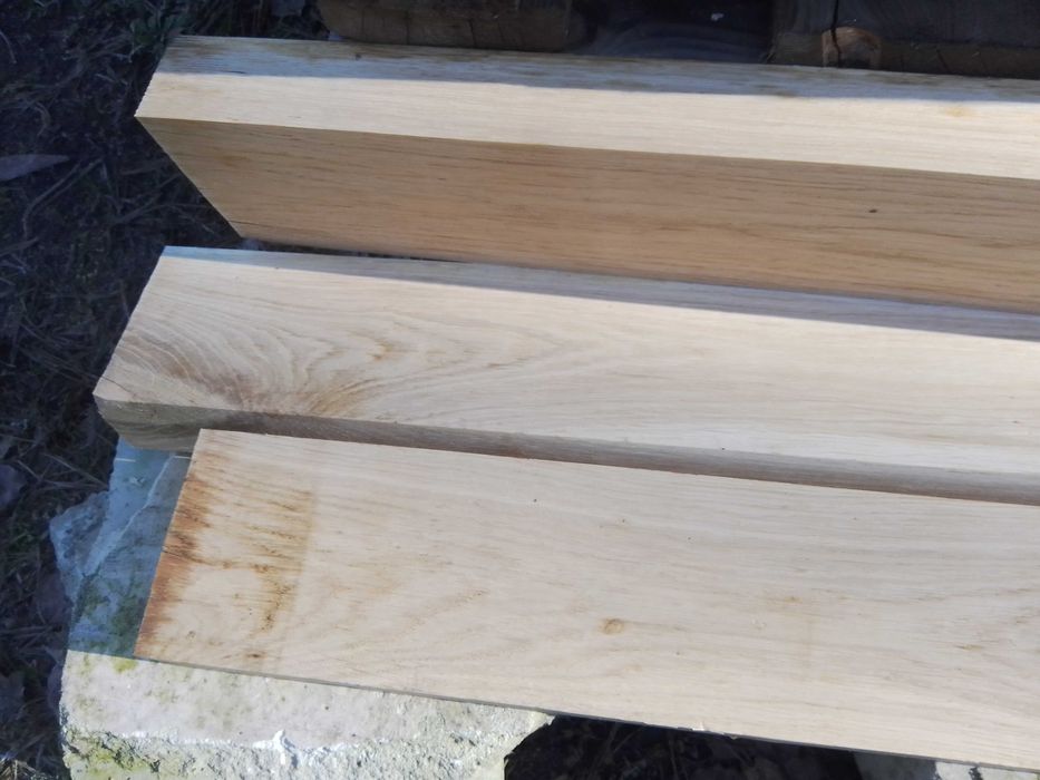 100 cm x 10 cm x 4 cm Deska  tarasowa, dębowa, wysyłka