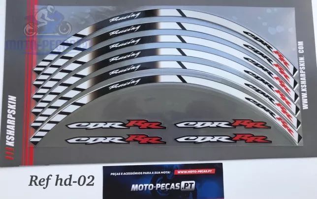 Fitas para jantes Honda cbr autocolantes rodas 600rr hrc 1000rr cb