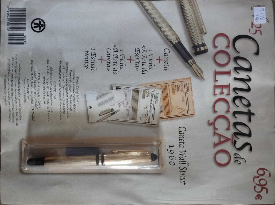 Canetas de aparo de coleção, novas