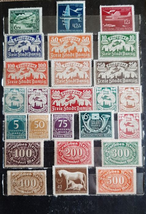 49 марок Германия Рейх Веймарская респ (1922, 1923, 1926, 1939-1944)