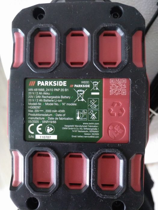 Suszarka opalarka 20v 2 baterie ładowarka