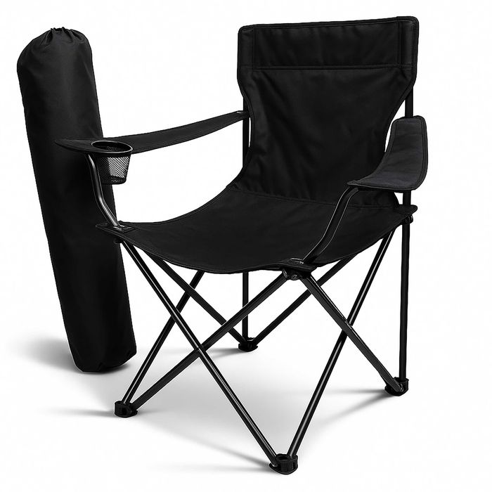 Składane Krzesło Wędkarskie Rybackie Turystyczne Kempingowe na ryby