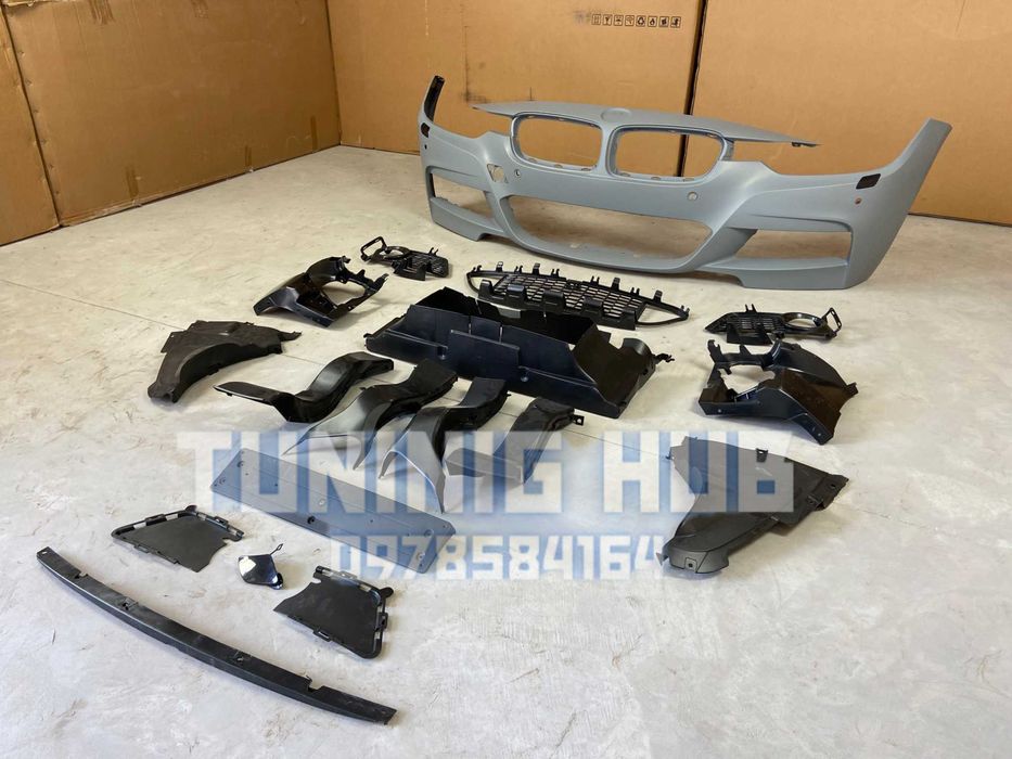 бампер bmw F30 m paket передній бампер бмв ф30 м пакет М3 лук sport