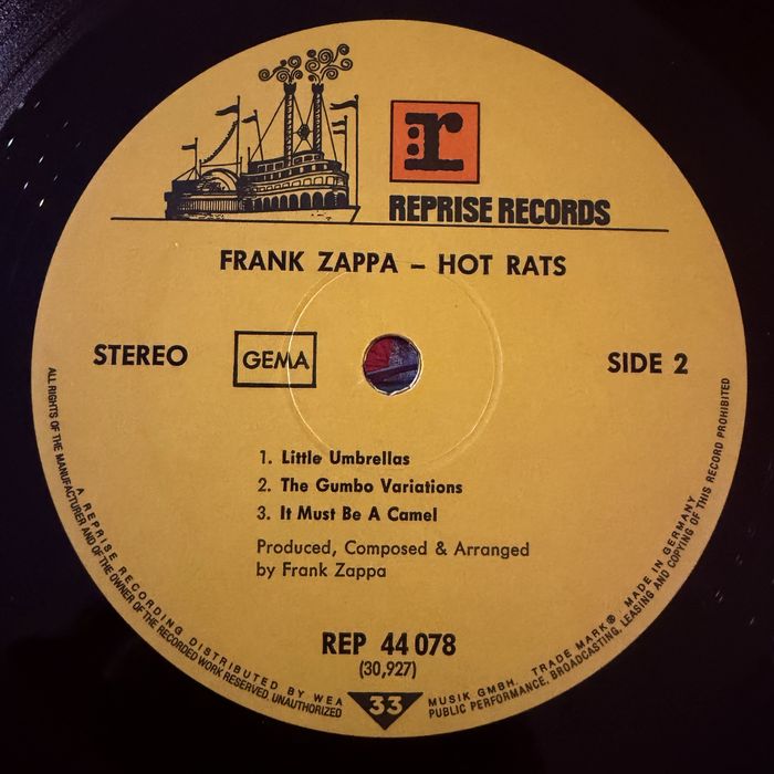 Plyta winylowa Frank Zappa-Hot Rats