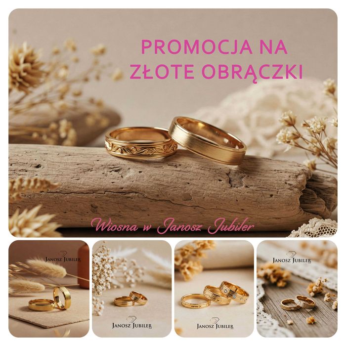 Złote obrączki-PROMOCJA!