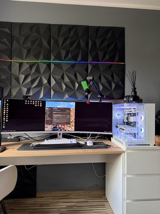 Komputer gamingowy ryzen 7 9800x3d/rtx5080oc caly zestaw