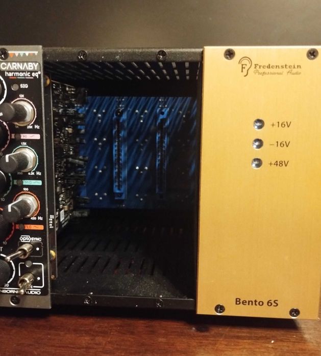 Studyjny zestaw w systemie 500 series: Bento 6S + Cranborne, Harrison, Fredenstein