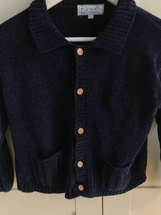 Sweterek granatowy dziewczęcy rozm. 116-122