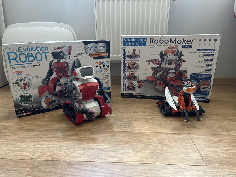 Zestaw dwoch robotow interkatywnych