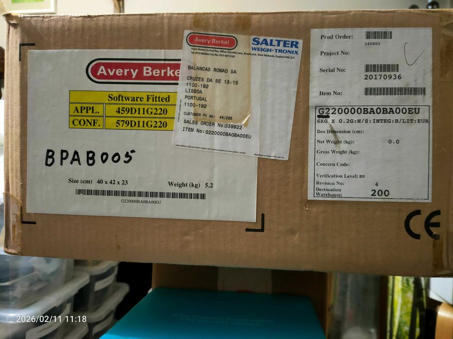 Balança conta-peças Avery Berkel G220