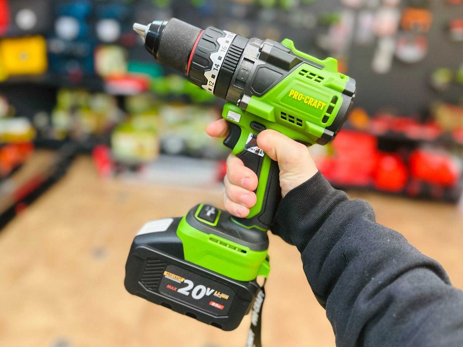 180 Нм Безщітковий Шуруповерт Procraft Двошвидкісний редуктор (тушка)