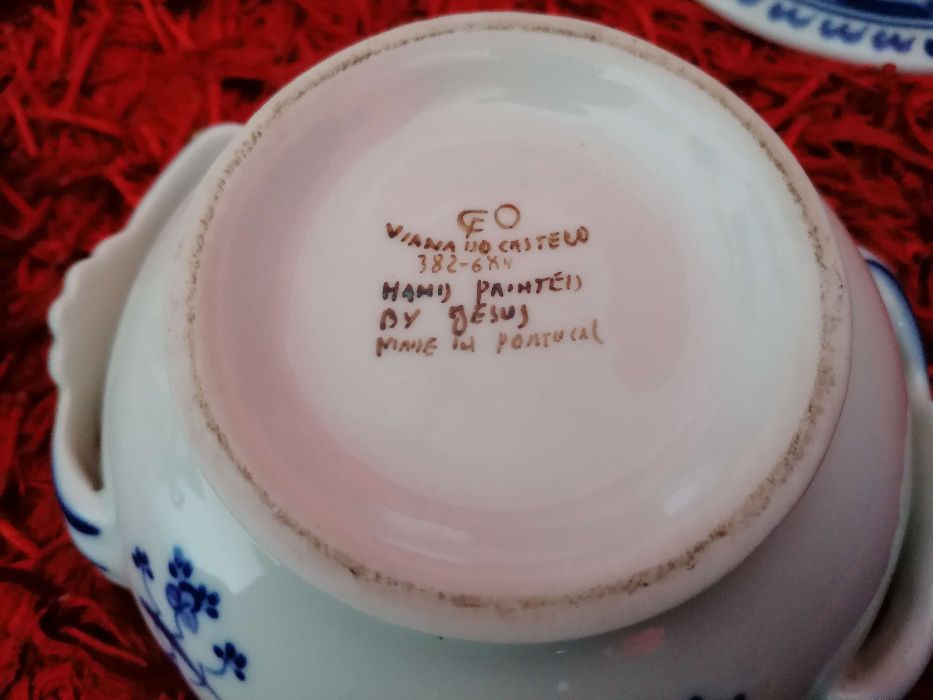 Louça Porcelana de Viana do Castelo - Pintada à Mão
