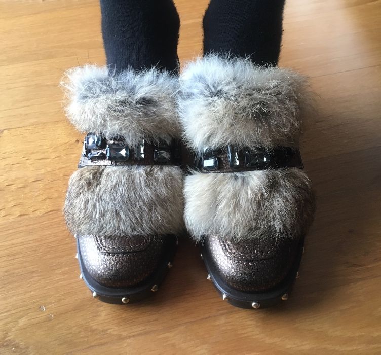 Sapatos de senhora/mocassins em pele marca Kanna (NOVOS!)