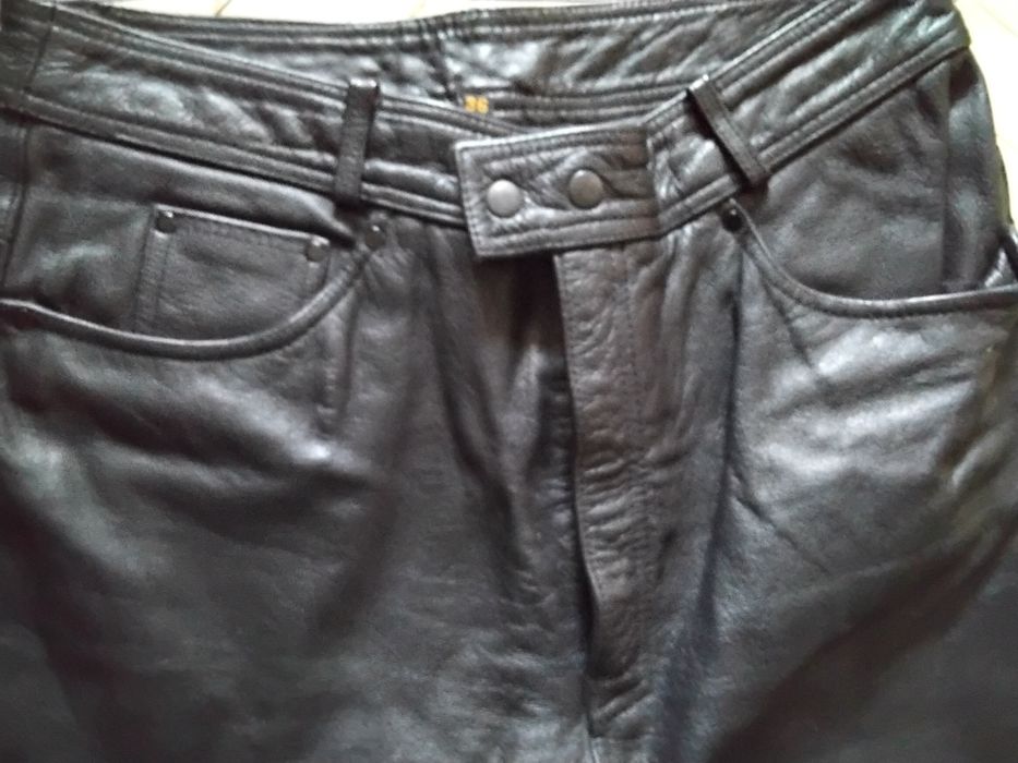 Мотоштаны мужские кожаные Route 69 США