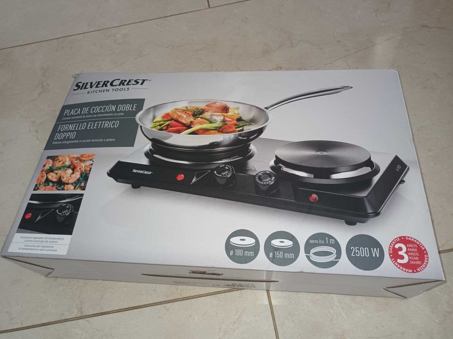 Placa eléctrica dupla