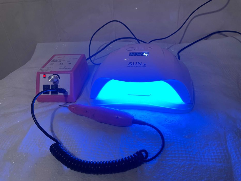 Фрезер, лампа для маникюра педикюра Lina Mercedes 2000 12W SUN X 54 w