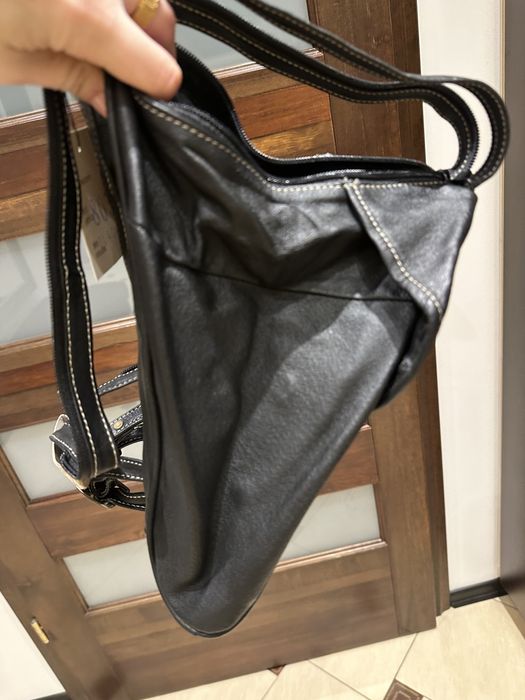 Mały plecak skorzany nowy