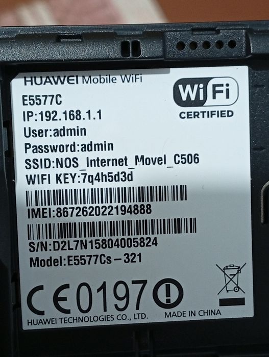 Fully Functional Huawei Router from NOS442670221194045442