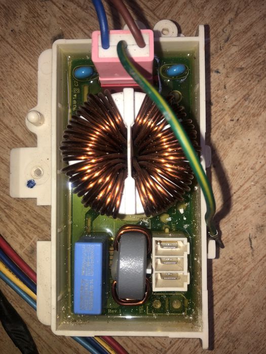 Электрическая обвязка стиральной машины LG с сетевым фильтром