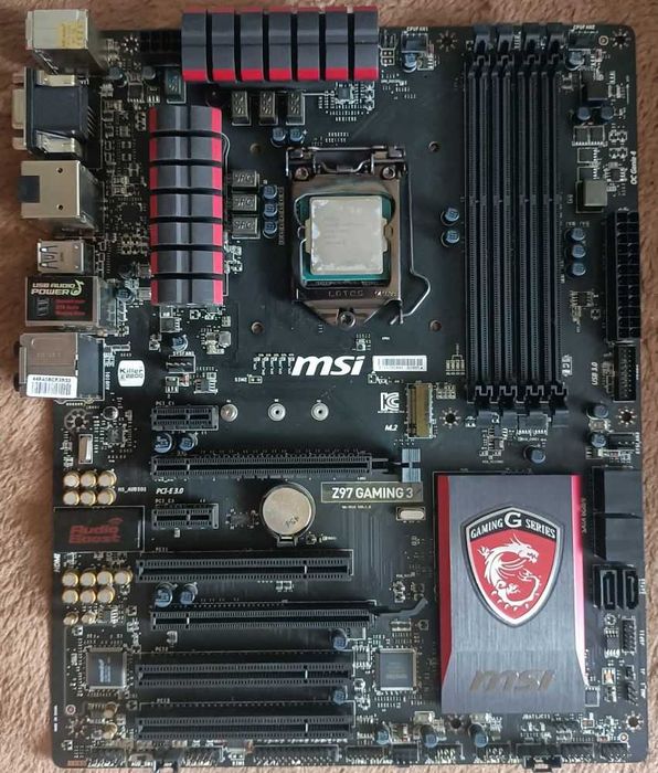 Płyta główna MSI Z97 i procesor i5 4670K