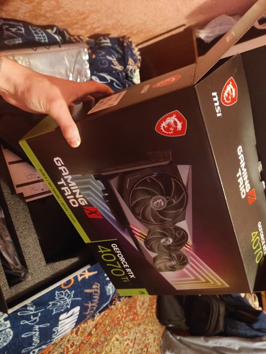 Відеокарта 4070 ti msi gaming x trio