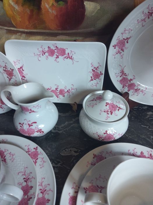 Porcelana.Serwis do kawy 10 osob.Seltmann.