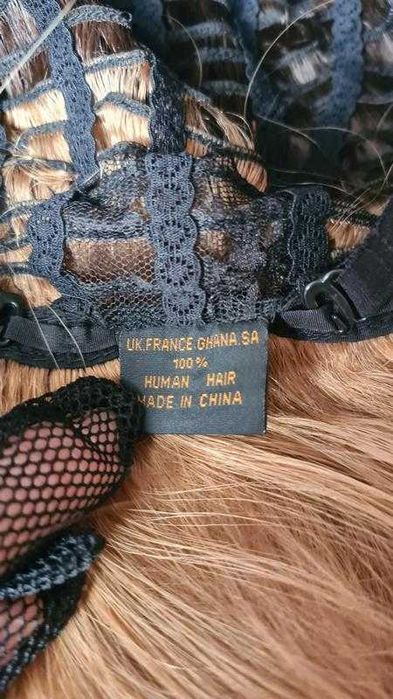Перука амбре натуральне  волосся