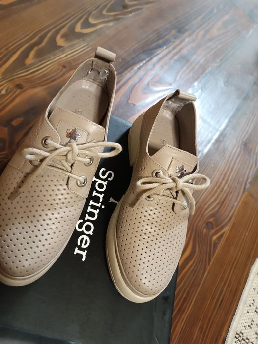 Шкіряне взуття на весну 36р.