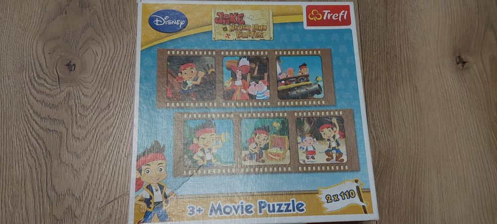 Puzzle Jake Never land pirates 30 puzzli 
Stan idealny. Ułożone z 1 ra