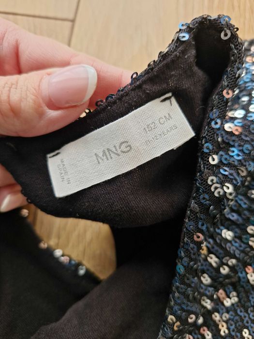 Sukienka cekinowa 146/152