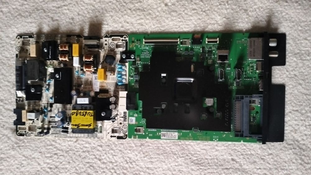 Fonte de alimentação e mainboard Samsung tu75u80