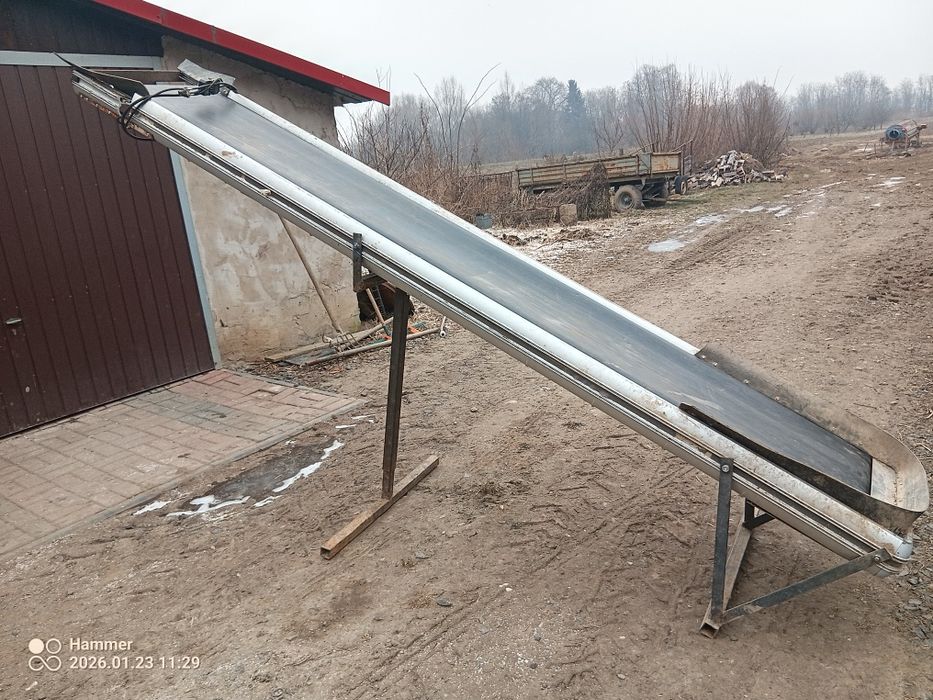 Taśmociąg 3 m, podajnik taśmowy, przenośnik, taśma