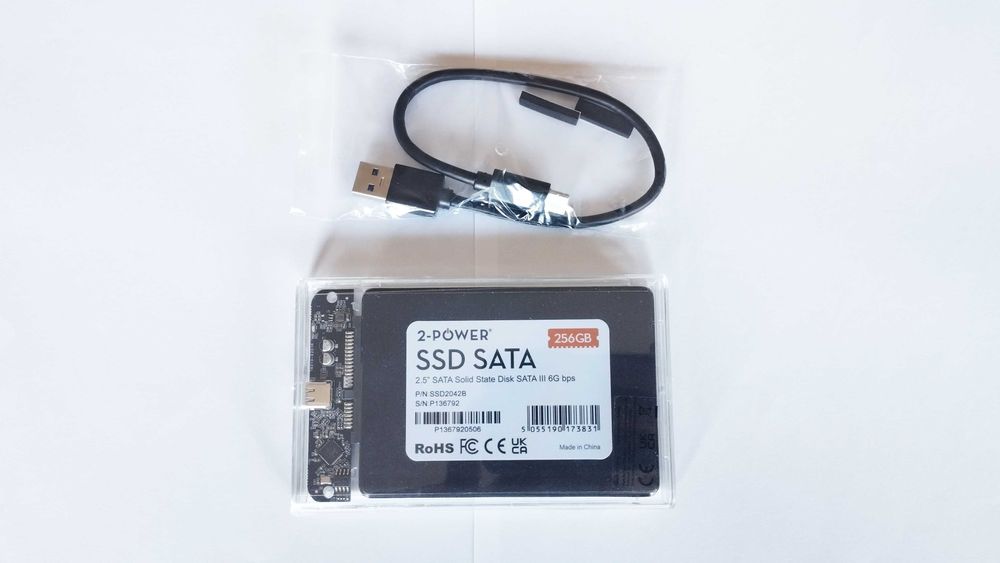 NOVO - 2-POWER Disco Externo 256GB - SSD - USB-C