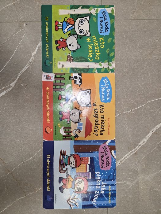 Kicia Kocia i Nunuś x3 W lesie W zagrodzie Zima