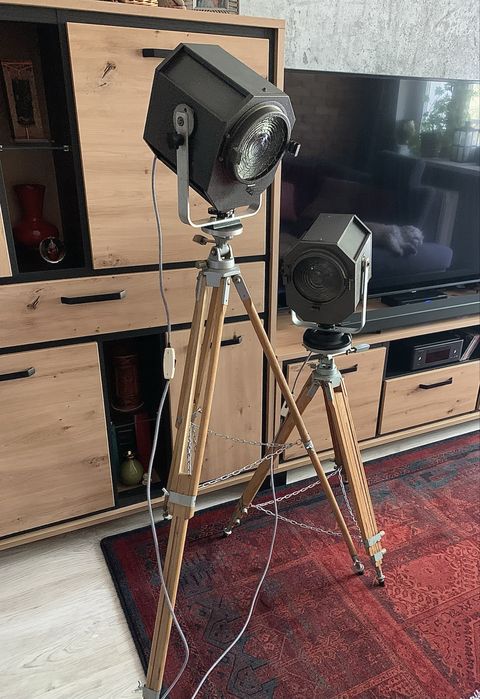 Lampa podłogowa stojaca  Loft Vintage Industrial Prl