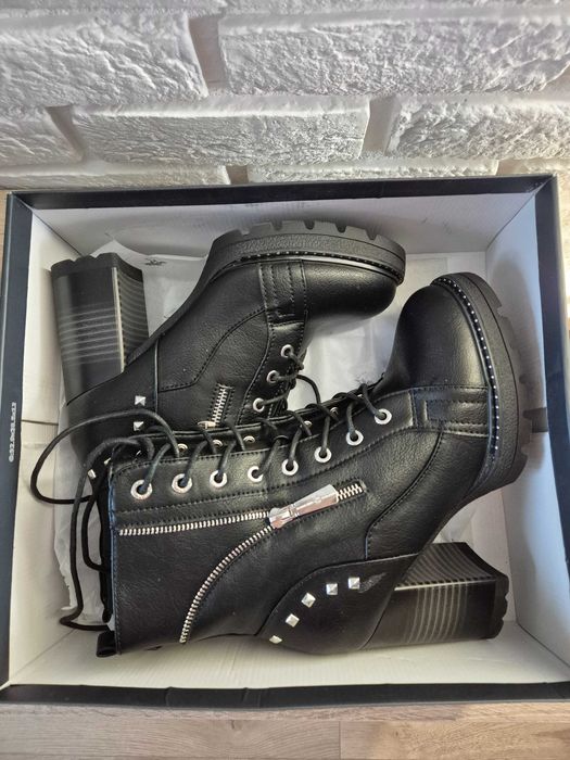 Czarne botki Beverly Hills Polo Club