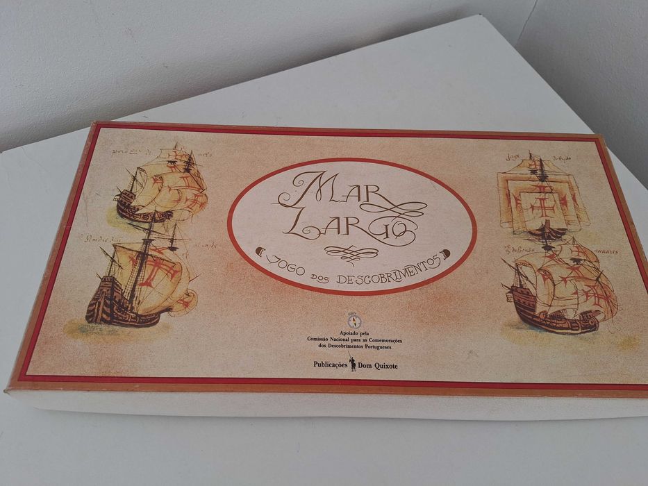 Jogo de Tabuleiro Vintage "Mar Largo" - Dom Quixote (1992)
