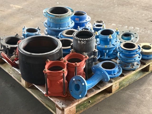 kryzy kołnierze ŁĄCZNIKI DO pom wody komplet