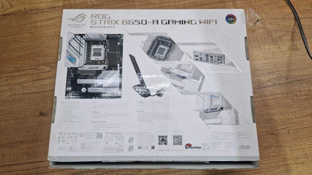 Płyta główna Asus Rog Strix B650-A Gaming Wifi box gwarancja nr 536220 ...