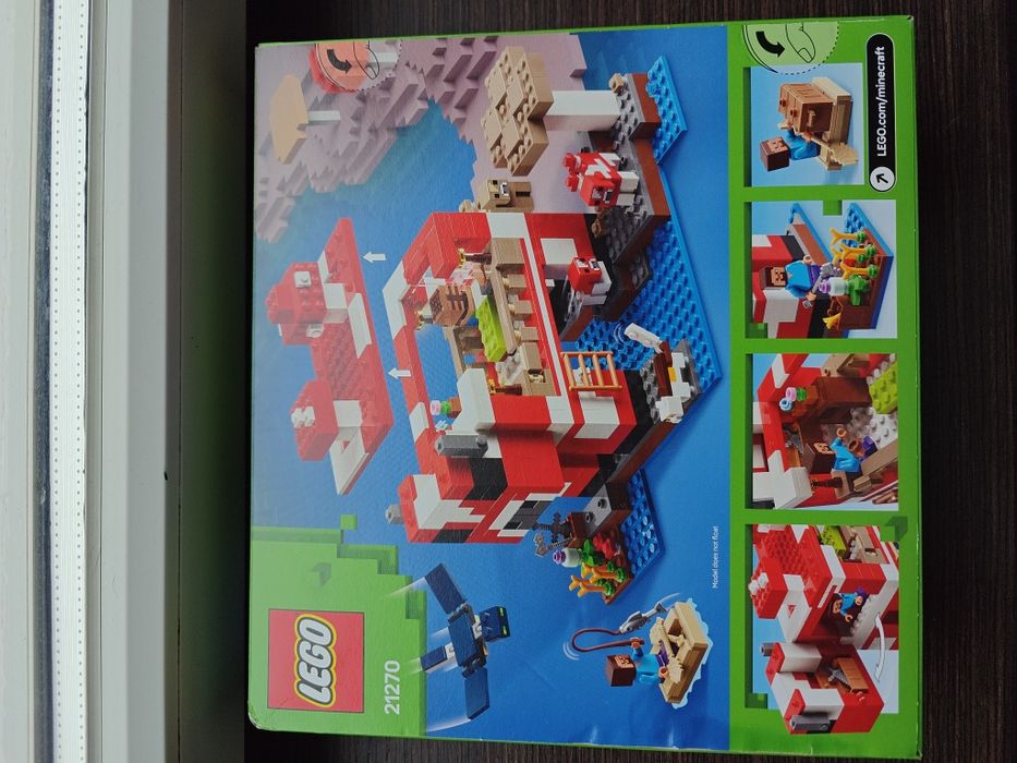 LEGO minecraft 21270 Dom grzybowej krowy, zestaw klocków dla dzieci +8