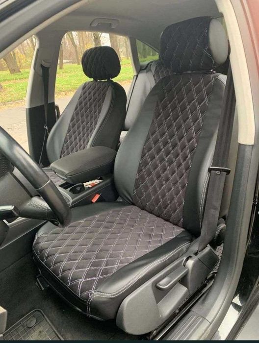 Модельные чехлы на сиденья на все авто! Эко кожа алькантара В НАЛИЧИИ!